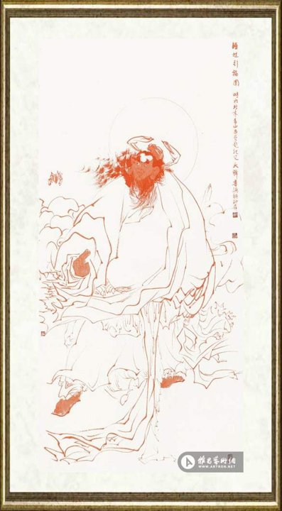 释大禅_钟馗引福图 Zhong Kui Yin Fu